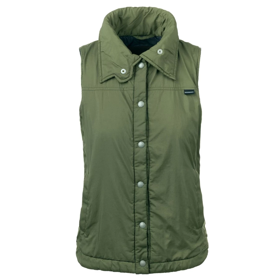 DUCKWORTH Women's WoolCloud Vest - Lightweight Warm Fleece Lined Insulated Puffer Vest for Outdoor Activities