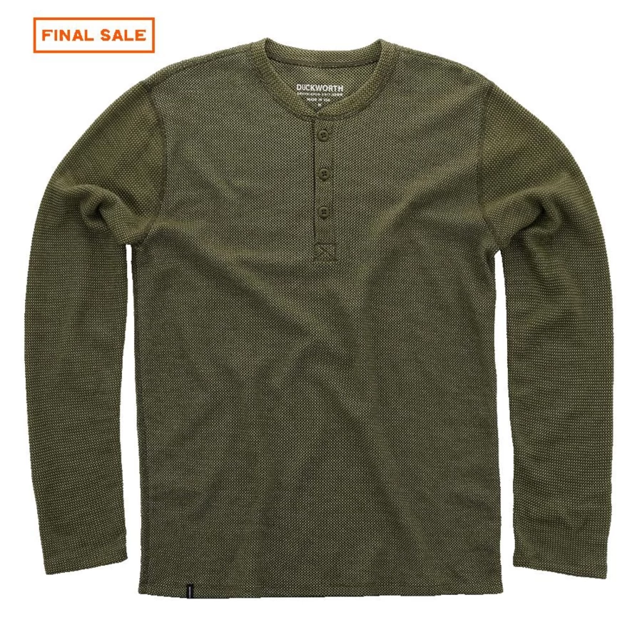 DUCKWORTH Men's Polaris Henley Shirt - Premium Comfort & Style