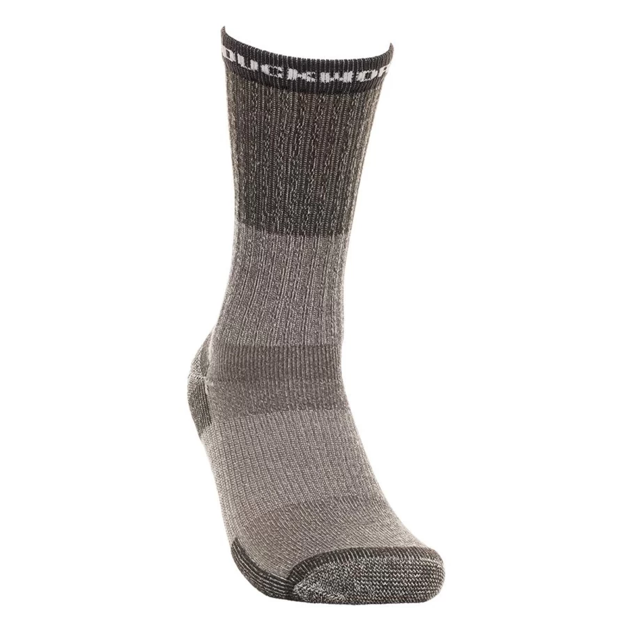 DUCKWORTH Midweight Boot Cut Crew Socks for Men & Women - Comfortable Hiking & Outdoor Socks