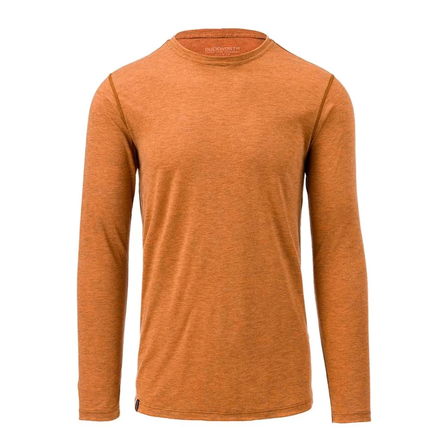 DUCKWORTH Men's Vapor Long Sleeve Crew - Moisture-Wicking Performance Shirt for Active Lifestyle