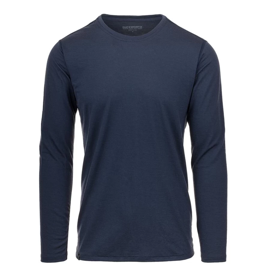 DUCKWORTH Men's Maverick Long Sleeve Crew Neck Shirt - Durable & Comfortable Outdoor Wear