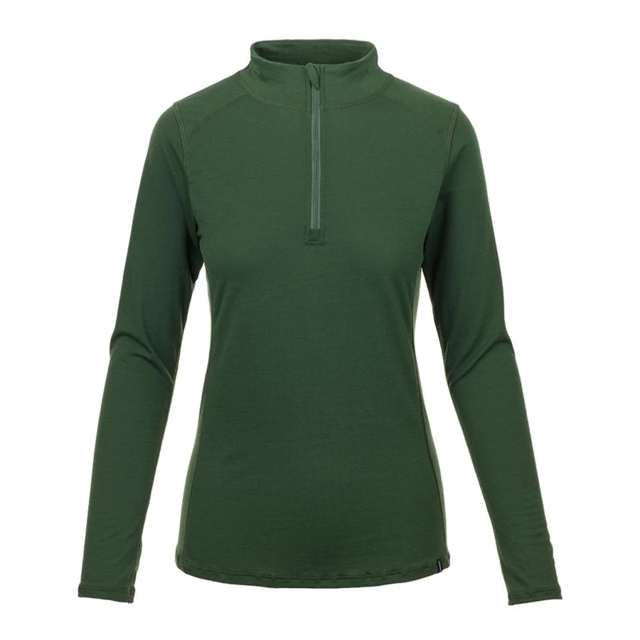 DUCKWORTH Women's Maverick 1/4 Zip Pullover Lightweight Merino Wool Top