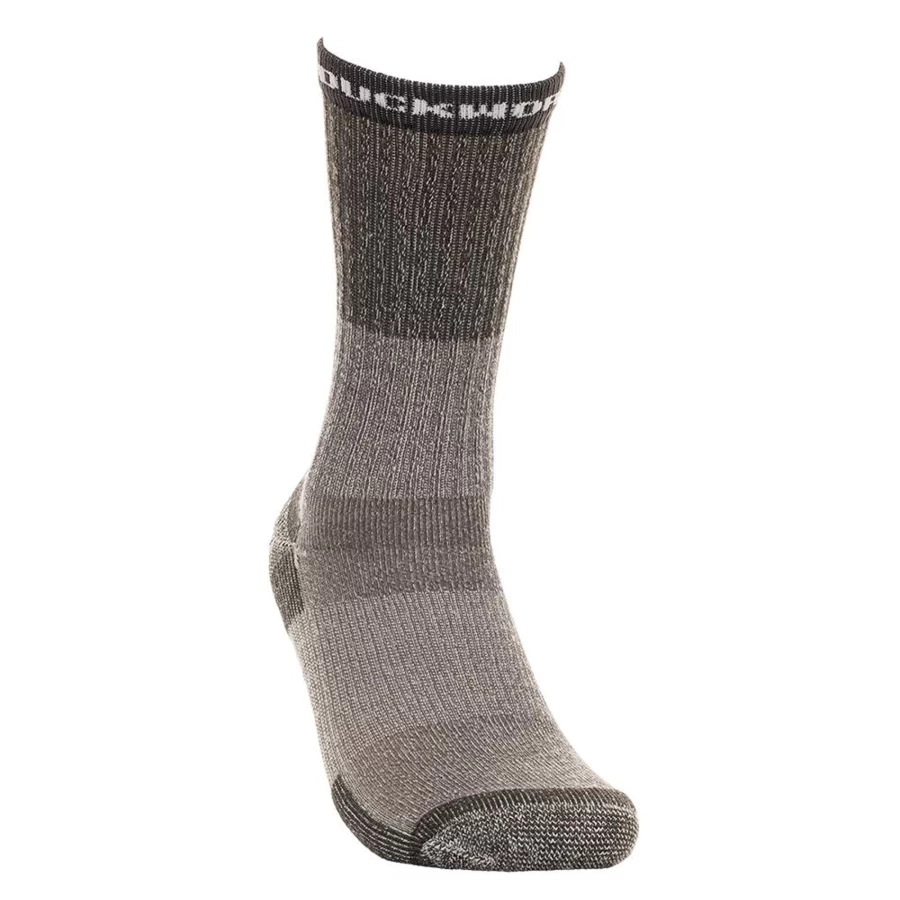 DUCKWORTH Midweight Boot Cut Crew Socks for Men & Women - Comfortable Hiking & Outdoor Socks
