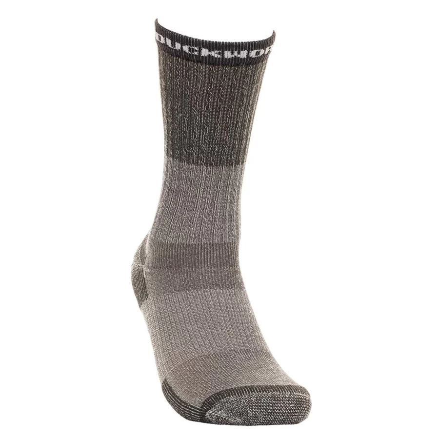 DUCKWORTH Midweight Boot Cut Crew Socks for Men & Women - Comfortable Hiking & Outdoor Socks