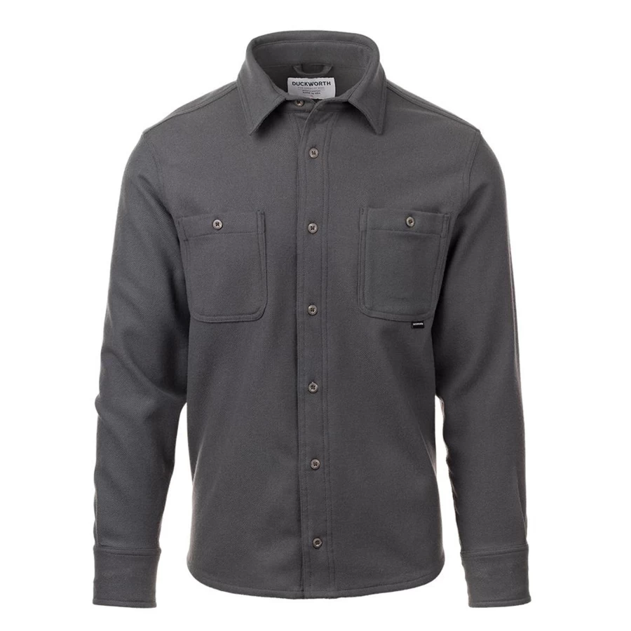 DUCKWORTH Men's Sawtooth Flannel Shirt - Classic Plaid Button-Up for Outdoor & Casual Wear