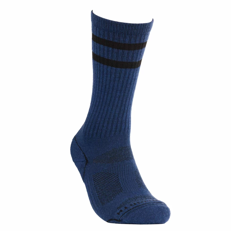 DUCKWORTH Lightweight Crew Socks - Breathable & Durable Hiking Socks for Men & Women