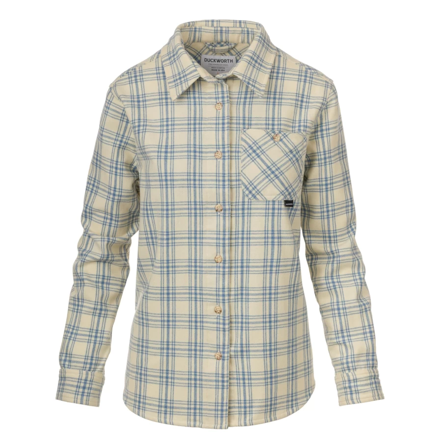 DUCKWORTH Women's Sawtooth Shirt - Stylish Casual Button-Up Top for Women