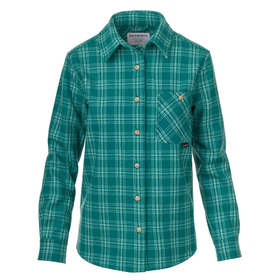 DUCKWORTH Women's Sawtooth Shirt - Stylish Casual Button-Up Top for Women