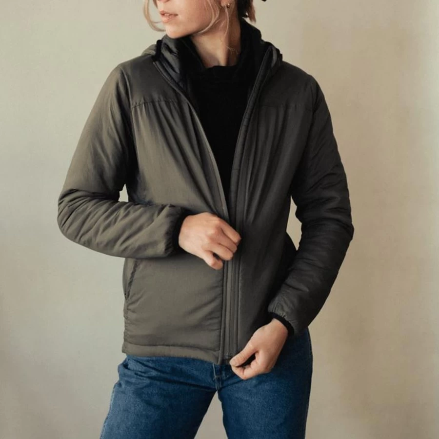DUCKWORTH Women's WoolCloud Full Zip Jacket - Lightweight Merino Wool Fleece for Outdoor Activities