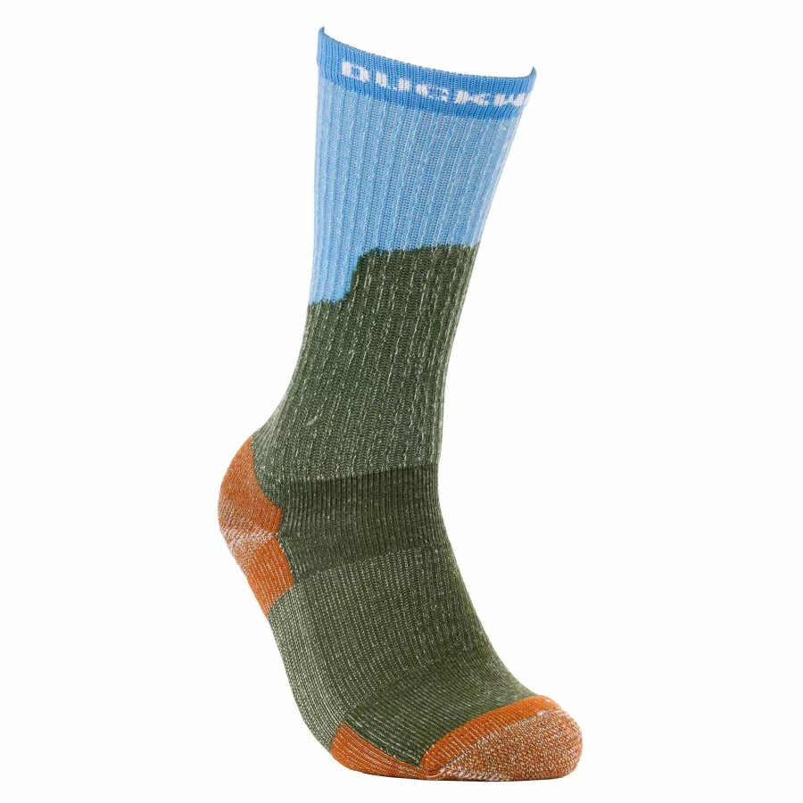 DUCKWORTH Men's Midweight Black Butte Crew Socks - Hiking & Outdoor Performance Socks