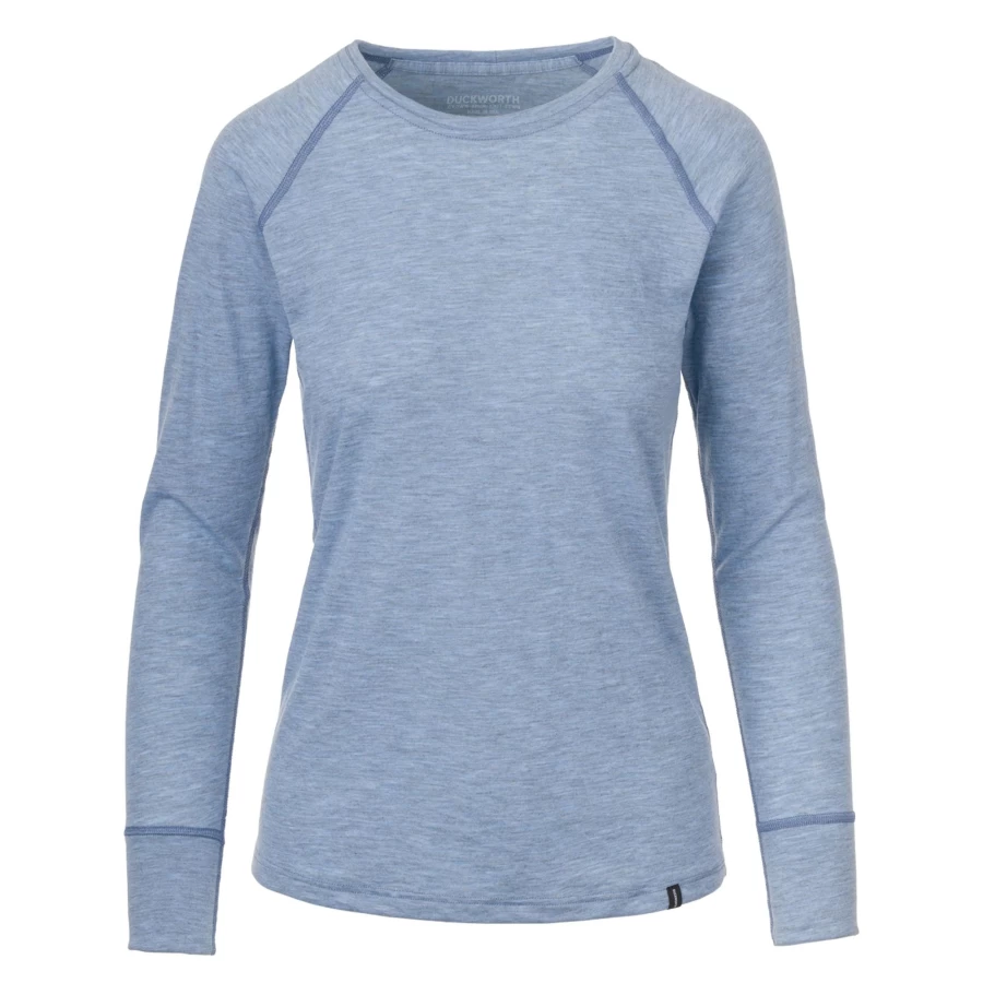 DUCKWORTH Women's Vapor Long Sleeve Crew - Moisture-Wicking & Breathable Hiking Shirt