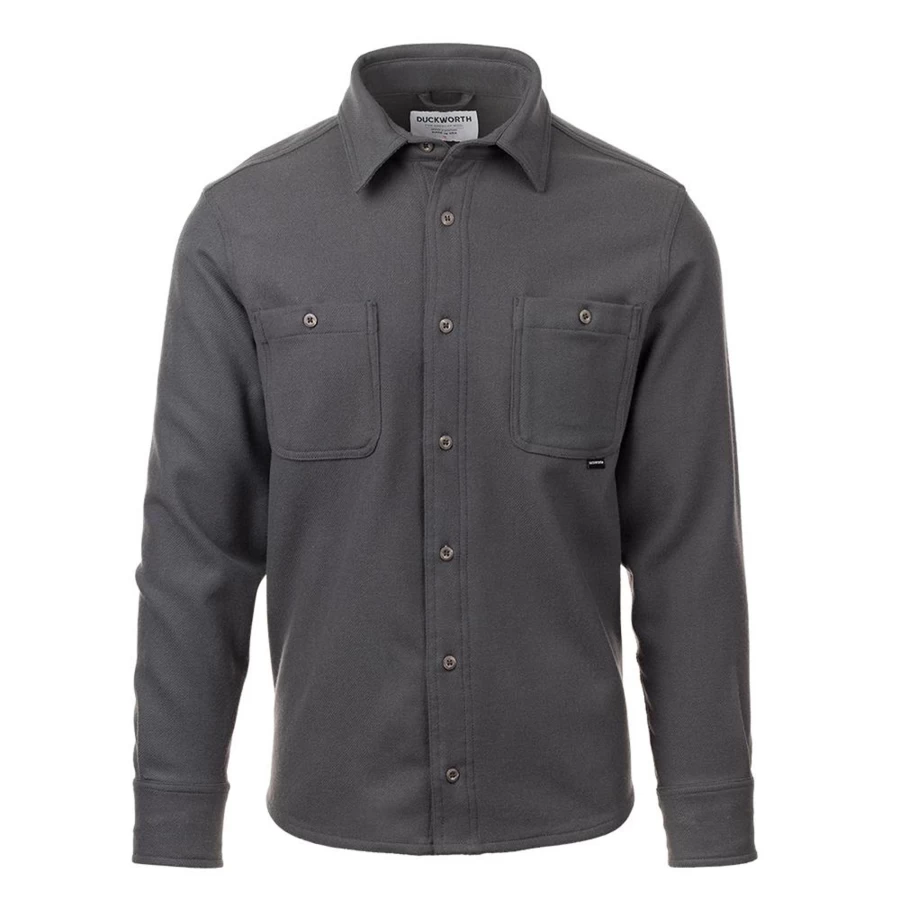 DUCKWORTH Men's Sawtooth Flannel Shirt - Classic Plaid Button-Up for Men