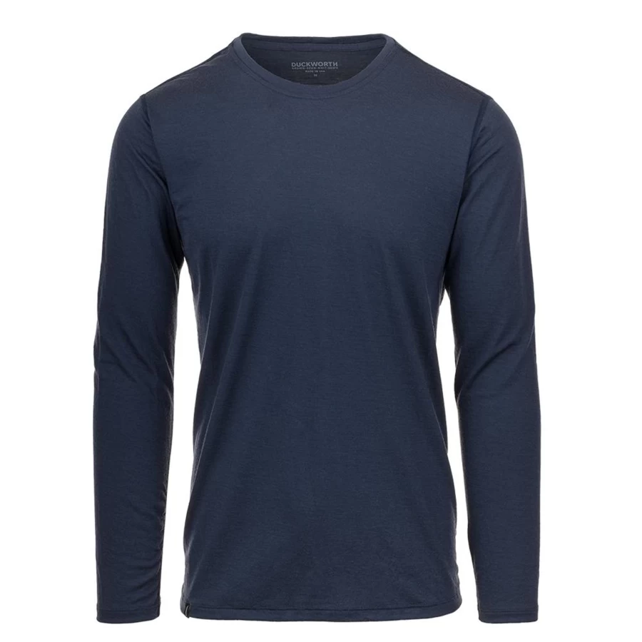 DUCKWORTH Men's Maverick Long Sleeve Crew Shirt - Moisture-Wicking & Odor-Resistant Performance Top
