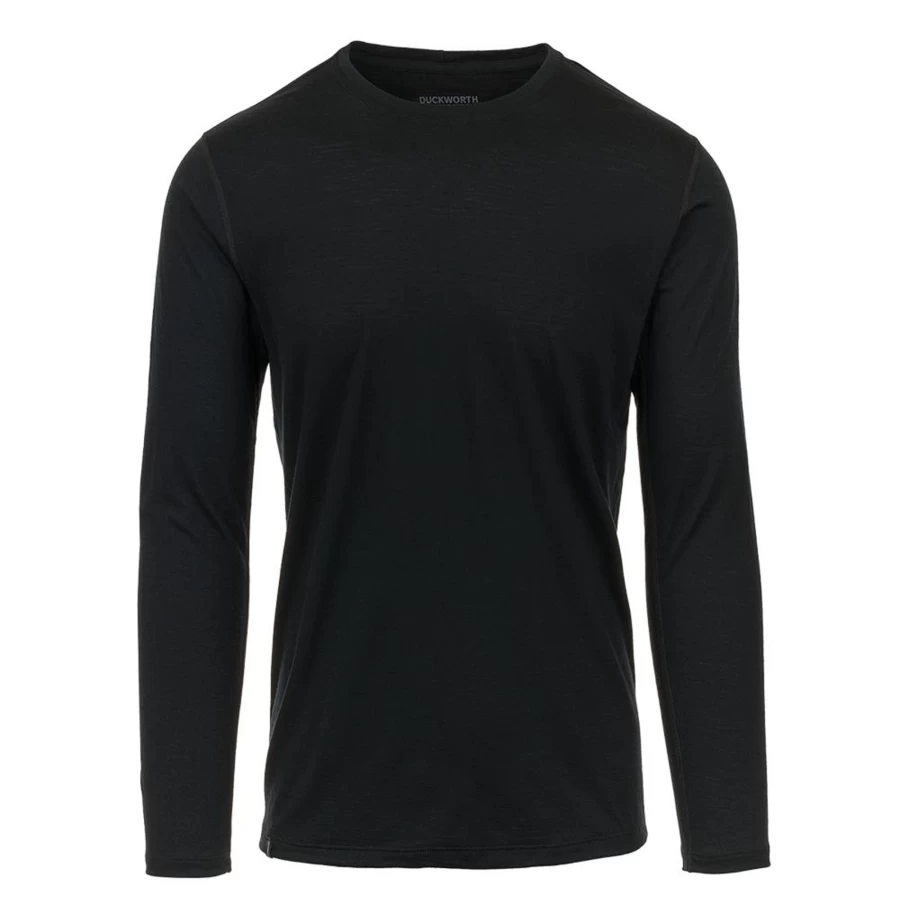 DUCKWORTH Men's Maverick Long Sleeve Crew Shirt - Moisture-Wicking & Odor-Resistant Performance Top